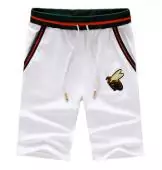 short gucci homme prix bas les abeilles blanc